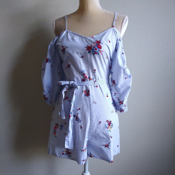 love J Pants - FLORAL ROMPER